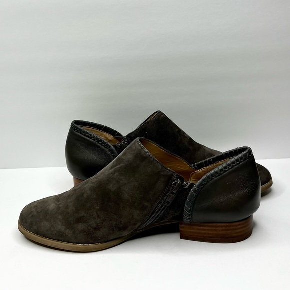 Jack Rogers Womens Avery Blocked Ankle Bootie Gray 9 - Picture 8 of 10